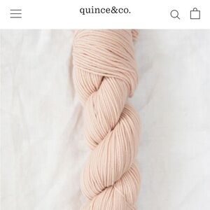 Quince Chickadee Yarn in Petal